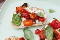 Slow-Roasted Tomato and Ricotta Bruschetta Recipe