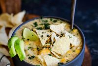 Coconut Lime White Chicken Chili in the Slow Cooker