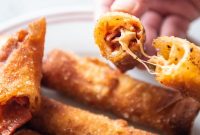 Pepperoni Pizza Egg Rolls: Crispy Stuffed Pizza Bites