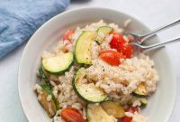 Creamy Vegetable Risotto with Parmesan