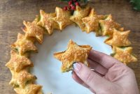 Pesto Puff Pastry Star Wreath Recipe: Crispy Savory Appetizer