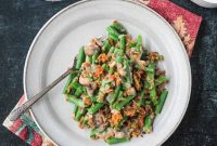 Creamy Vegan Green Bean Casserole Recipe for Holidays