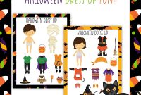 Printable Halloween Paper Dolls: DIY Costume Cutouts for Kids