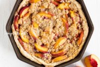 Brown Sugar Peach Crumble Pie Recipe — Rustic Summer Dessert