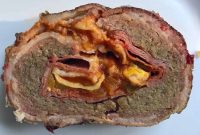 Bacon Explosion Pizza: Stuffed Crust Pizza Fatty Recipe