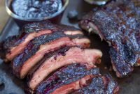 Blueberry Bourbon Glazed Baby Back Ribs Recipe