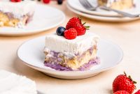 Creamy Milk and Mixed Berries Layer Cake