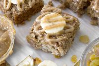 Salted Caramel Banana Baked Oats—Warm Breakfast Casserole