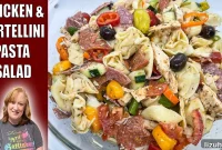 Italian Pasta Salad with Fresh Homemade Dressing and Herbs