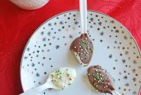 Homemade Chocolate Spoons for Coffee and Hot Cocoa