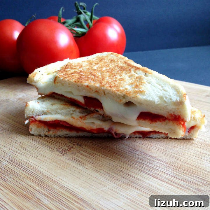 Tomato soup grilled cheese
