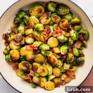 Balsamic-Glazed Bacon Brussels Sprouts Recipe 7 Balsamic bacon Brussels sprouts thumbnail