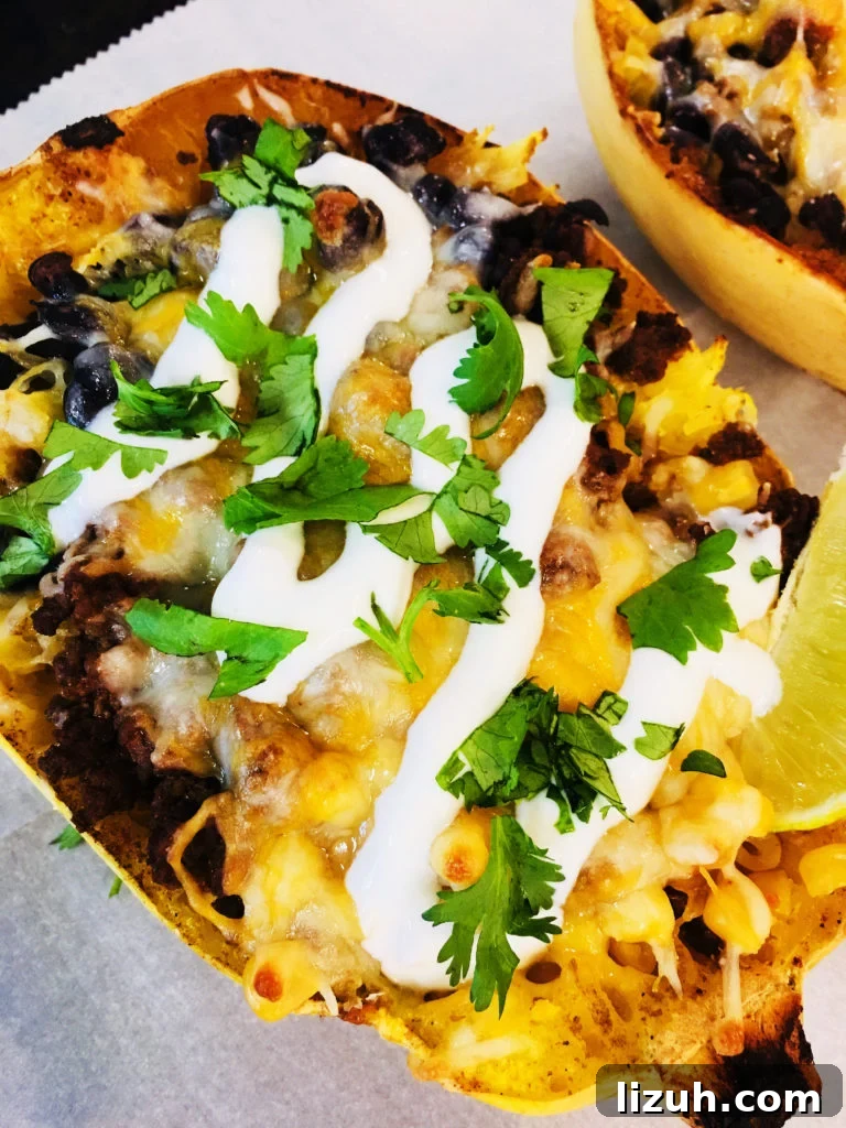 Spaghetti Squash with Crispy Goat Cheese and Herbed Breadcrumbs 11 Spaghetti Squash Turkey Taco Boats