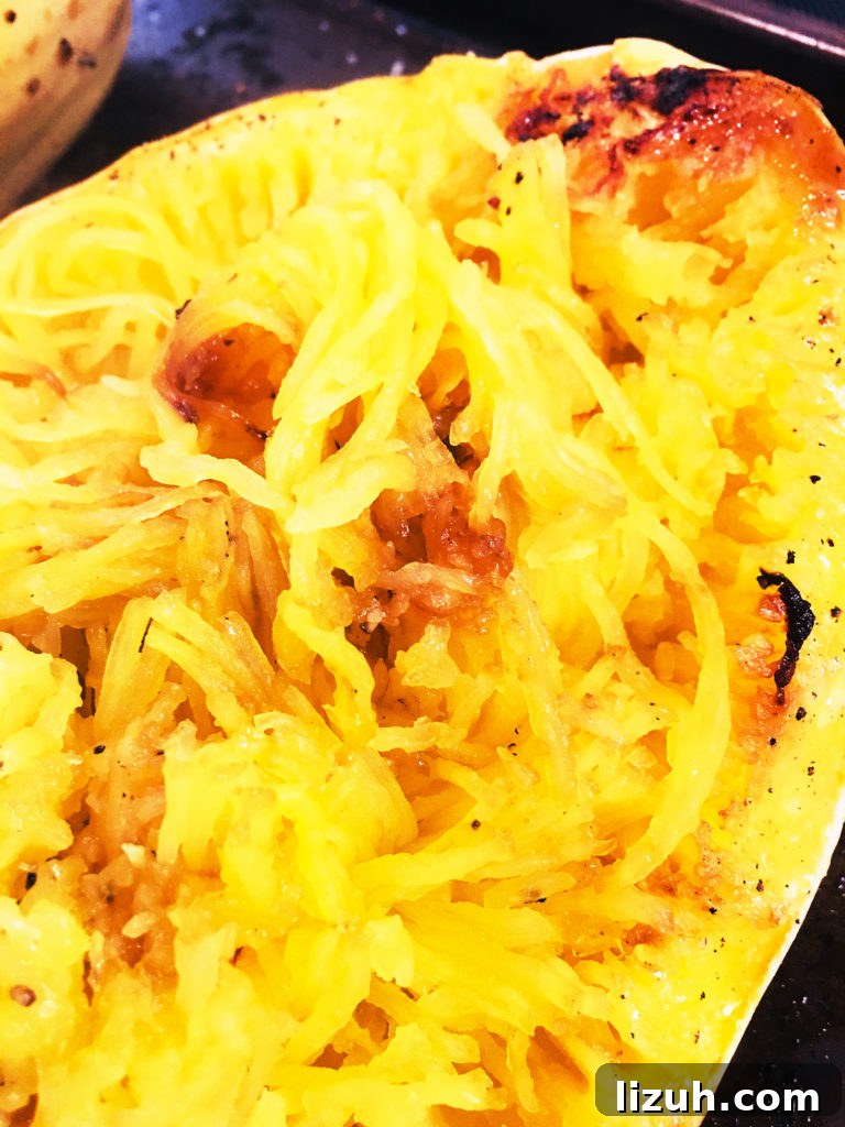 Spaghetti Squash with Crispy Goat Cheese and Herbed Breadcrumbs 5 Turning Squash into Spaghetti