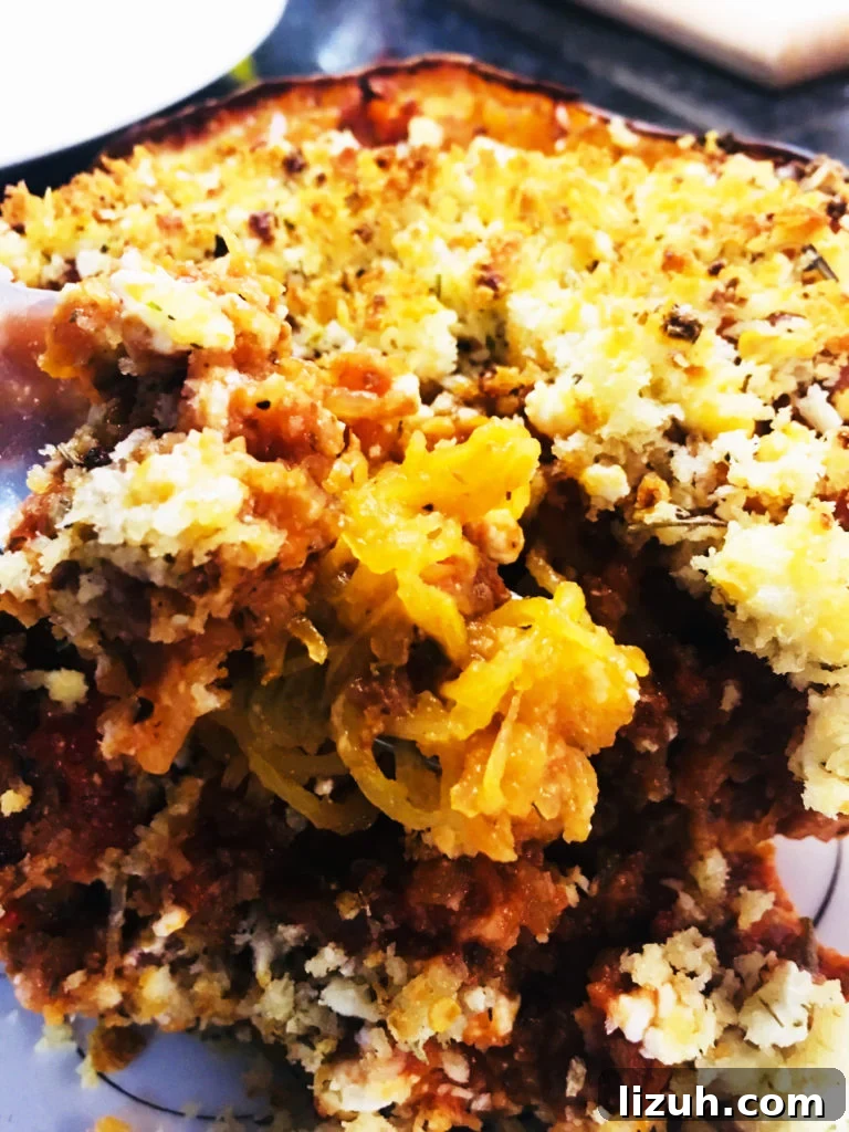 Spaghetti Squash with Crispy Goat Cheese and Herbed Breadcrumbs 8 Spaghetti Squash with crispy goat cheese