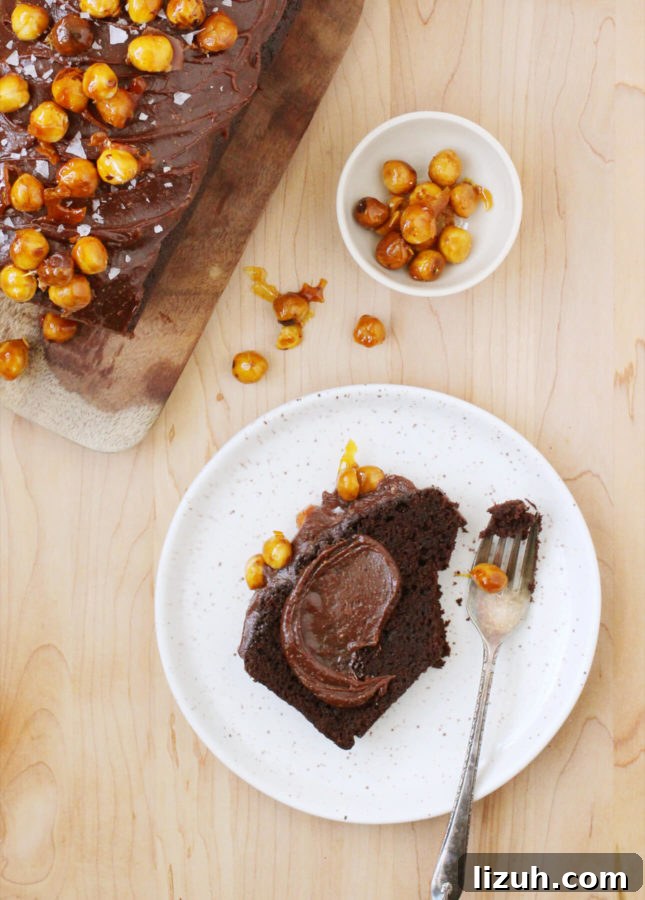 Gianduja Ganache Chocolate Loaf Cake Recipe 9 Chocolate Loaf Cake with Gianduja Ganache and Caramelized Hazelnuts // FoodNouveau.com