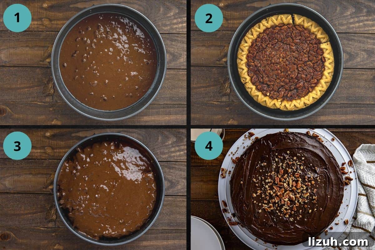 Photo collage of recipe steps.