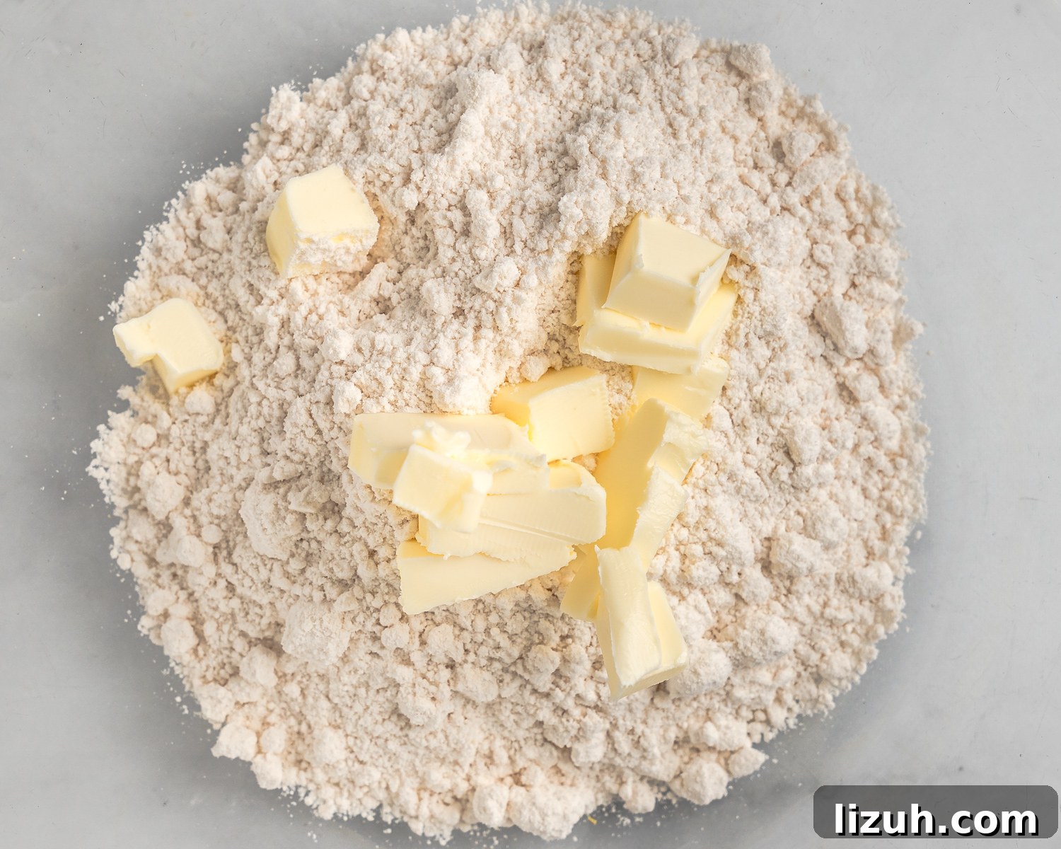 Bisquick mixed with butter