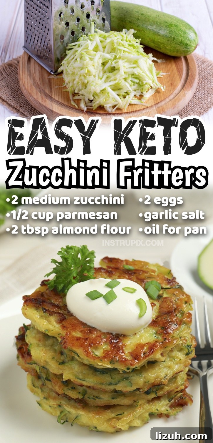 Low-Carb Zucchini Fritters: Crispy Keto-Friendly Recipe 10 Easy Keto Zucchini Fritters | Made with almond flour and parmesan cheese! If you're looking for low carb and healthy vegetarian snacks to make, veggie fritters are quick and easy to make with simple and cheap ingredients. Even my kids love this healthy veggie snack! Dip them in sour cream and ranch. They are packed full of fiber, fat, and protein. Filling enough to even be served as a vegetarian meal!