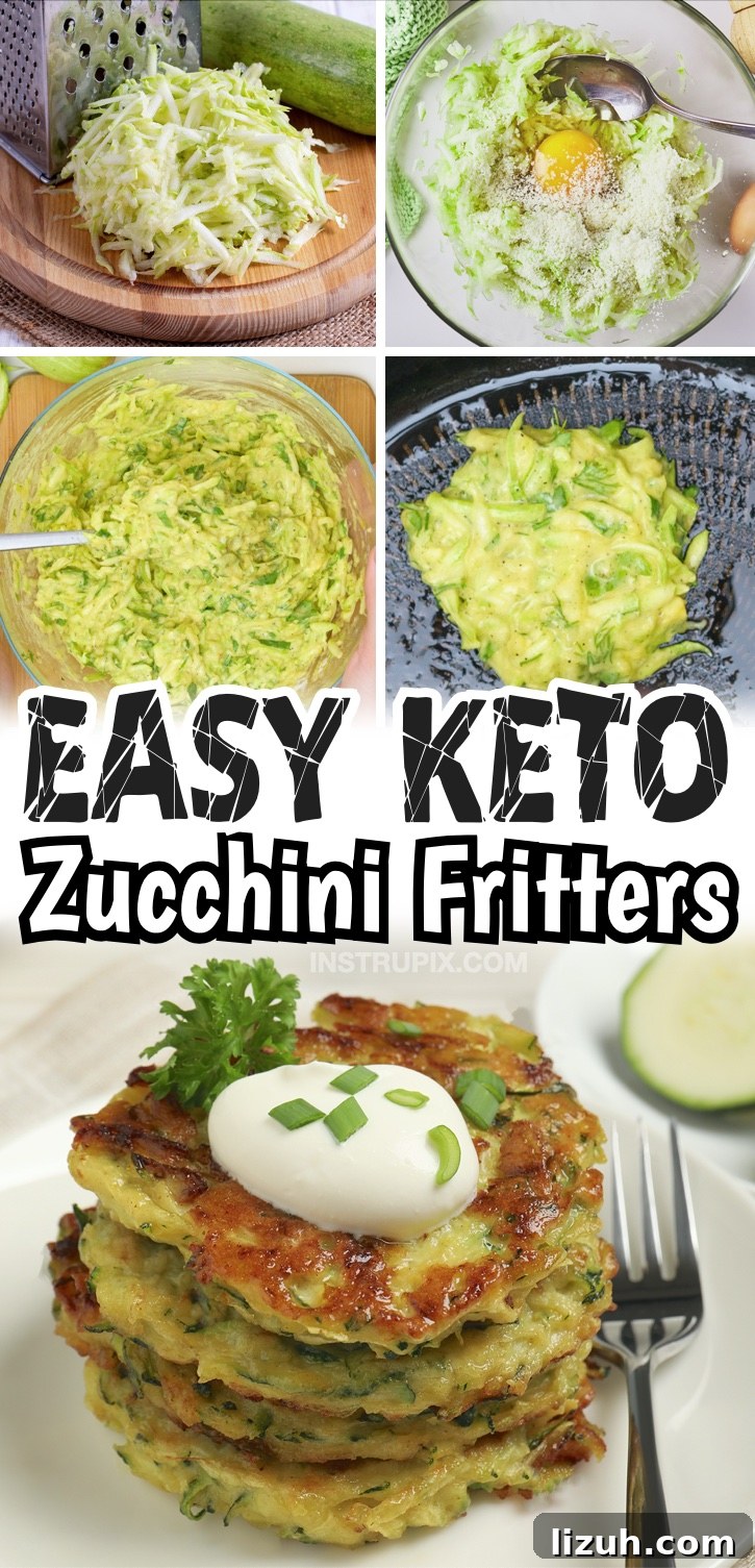 Low-Carb Zucchini Fritters: Crispy Keto-Friendly Recipe 13 Low Carb Zucchini Fritters (Quick, Easy & Keto Friendly!) | Are you searching for healthy keto recipes to make? These amazing vegetable fritters are packed full of fiber, protein, and fat... making them a wonderful snack or even vegetarian meal! Even my picky kids love them.
