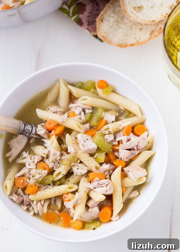 Penne Chicken Soup