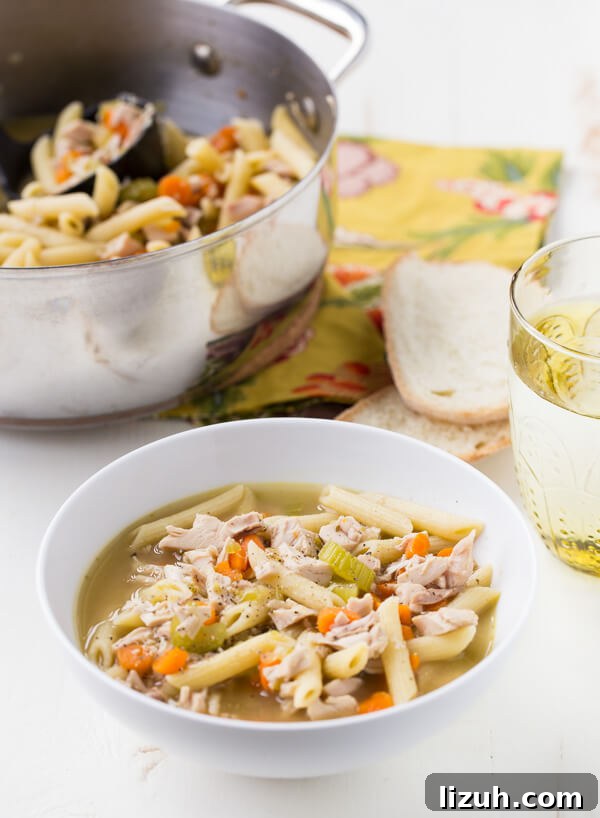 Penne Chicken Soup