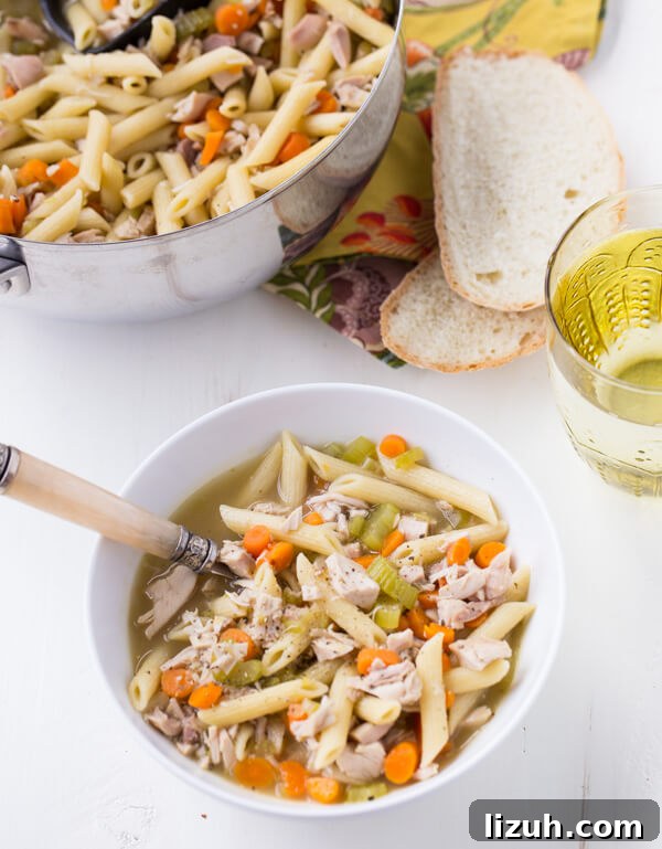 Penne Chicken Soup
