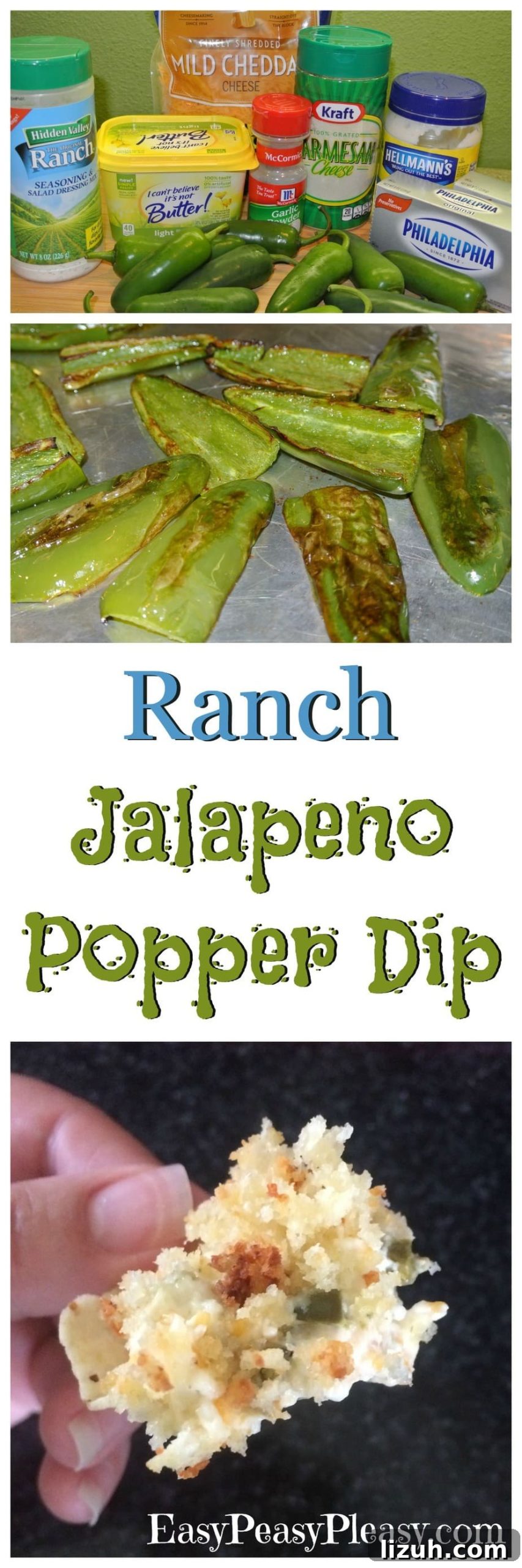 Ranch Jalapeño Popper Dip (Faster Than Jalapeño Poppers) 3 Easier than Jalapeno Poppers Ranch Jalapeno Popper Dip