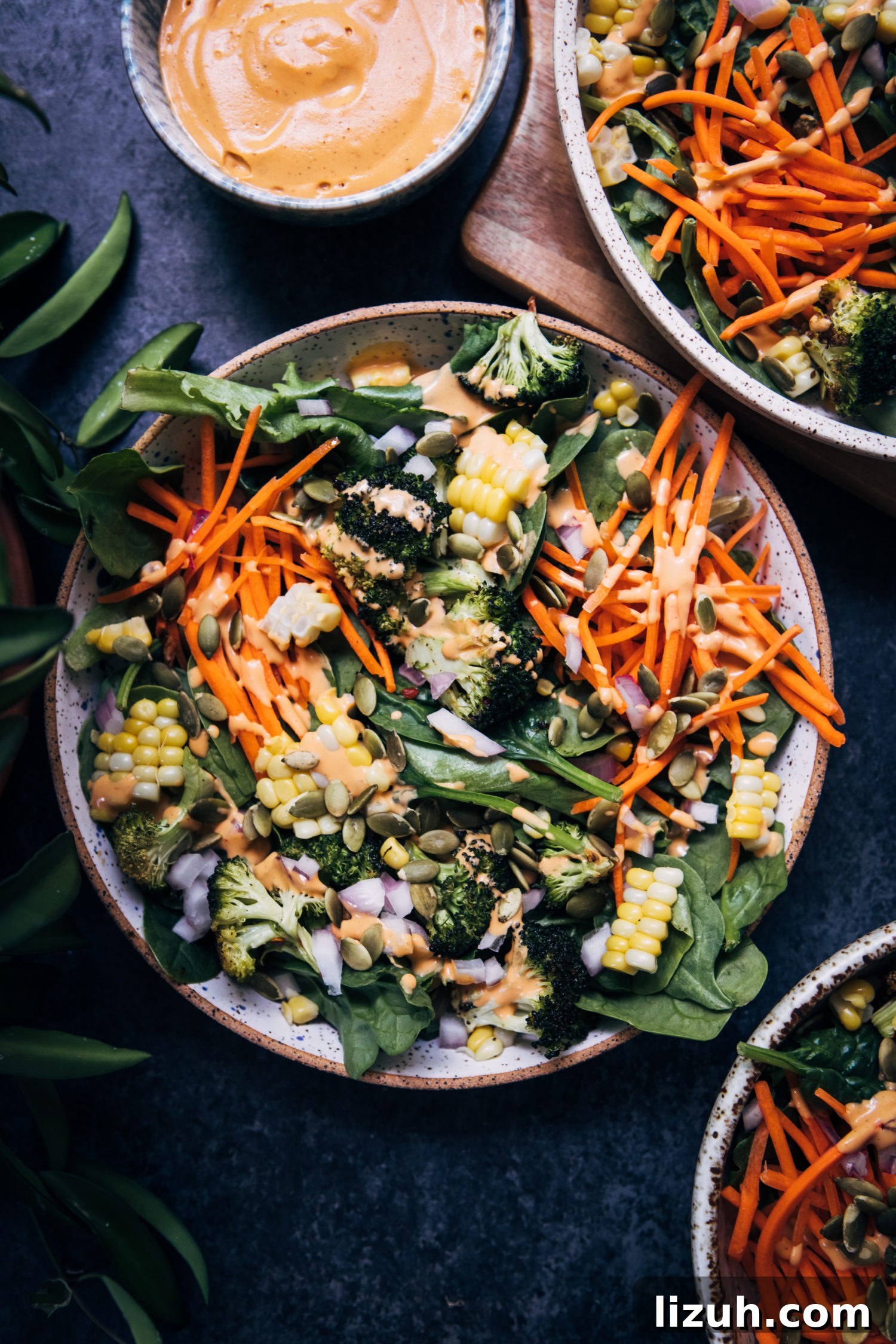 Zesty Spicy Vegan Salad Dressing Recipe for Bold Flavor 3 Spicy Vegan Salad Dressing | Well and Full | #vegan #recipe #salad