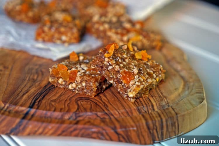 Easy No-Bake Apricot Nut Bars1