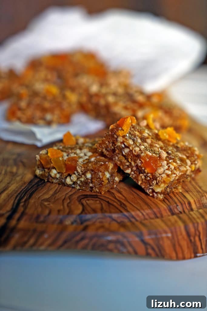 Easy No-Bake Apricot Nut Bars9
