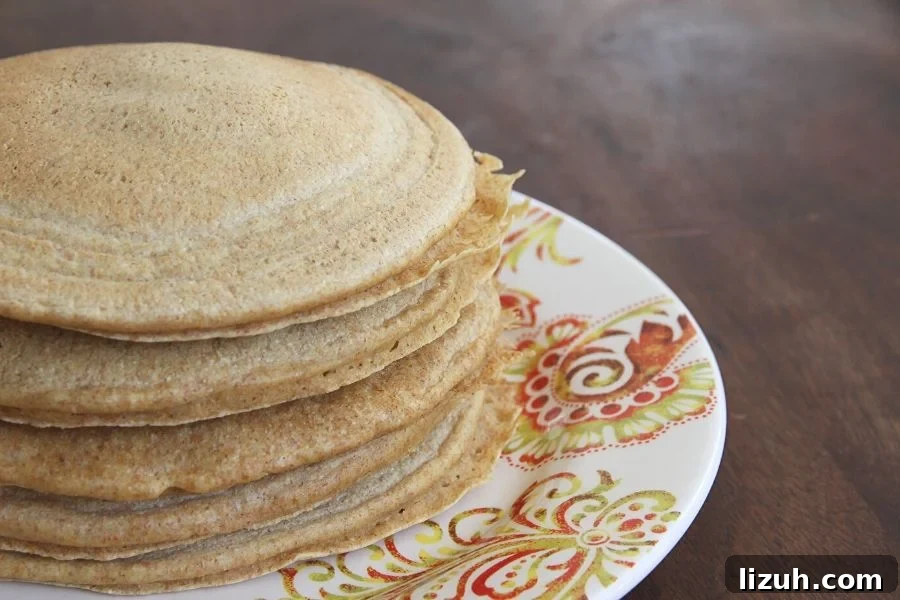How to Mill Your Own Flour: Essential Tips and Equipment 6 A stack of hot, whole wheat pancakes