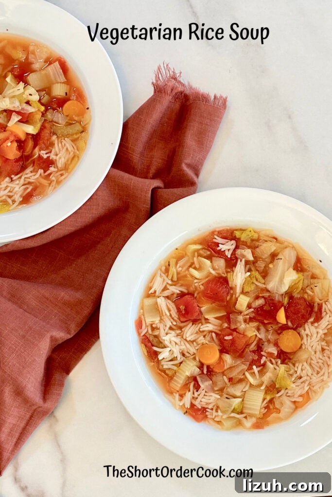 Vegetarian Rice Soup