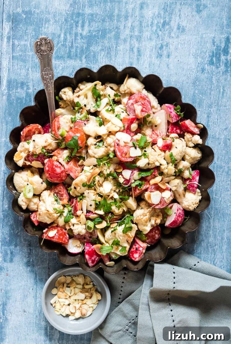 Roasted Cauliflower Salad