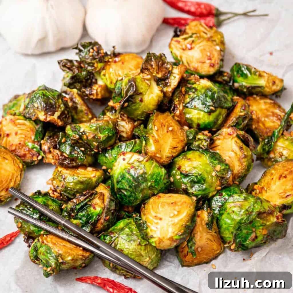 41 Perfect Side Dishes to Serve with Biscuits and Gravy 29 delicious looking roasted brussel sprouts.