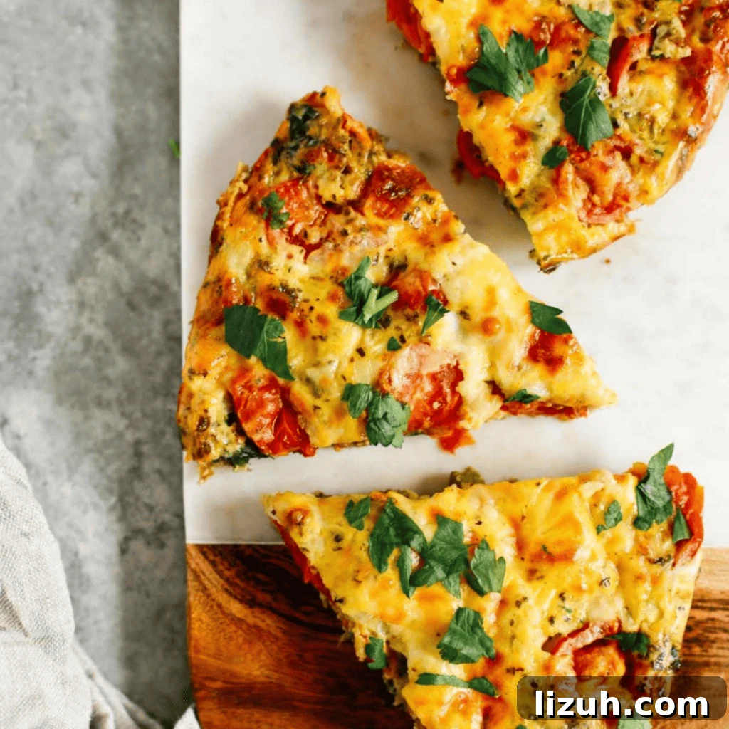 41 Perfect Side Dishes to Serve with Biscuits and Gravy 5 three slices of vegetable frittata.