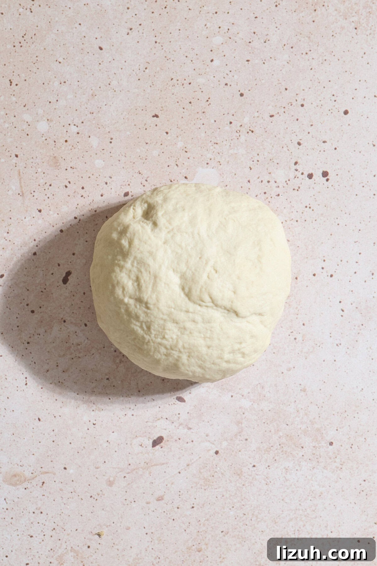 Sourdough Discard Pretzel Pigs in a Blanket Recipe 5 Smooth dough after kneading.