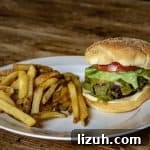 Hatch Green Chile Cheeseburgers