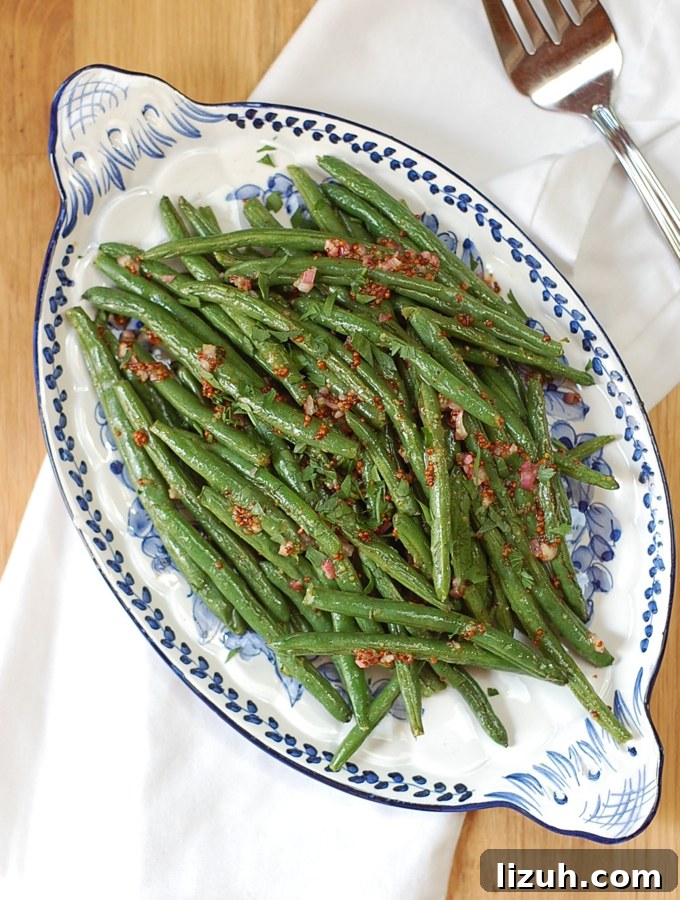 Honey Mustard Glazed Green Beans Recipe 2 Roasted Green Beans with Honey and Dijon