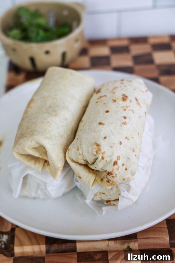 Meal Prep Breakfast Burritos for Busy Mornings 4 healthy high protein breakfast burritos.