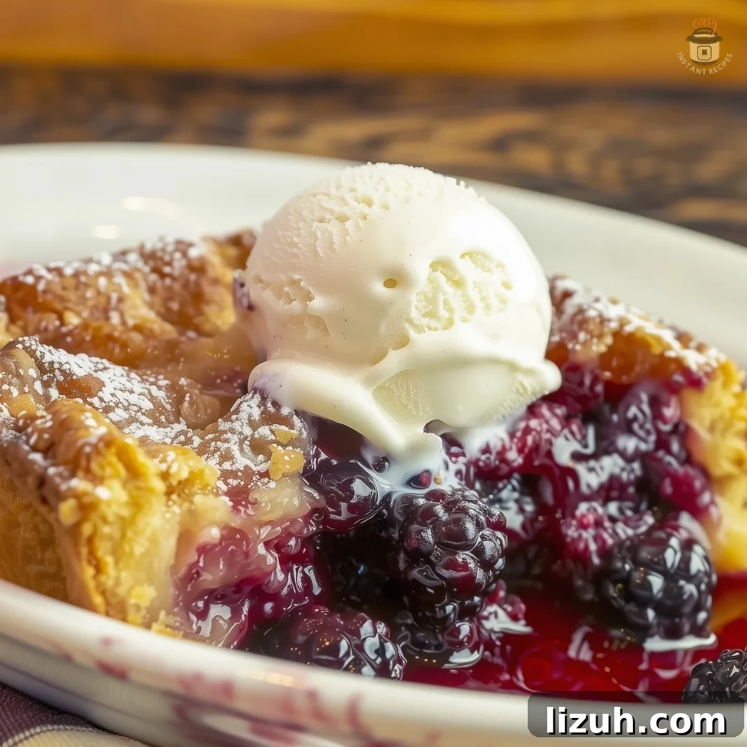 Old Fashioned Blackberry Cobbler Recipe