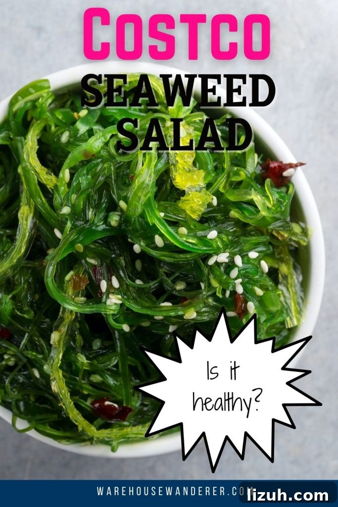 pinterest pin azuma seaweed salad