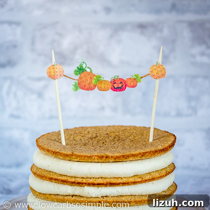 Buttery Vanilla Cream Cheese Frosting Recipe for Cakes & Cupcakes 4 Halloween Pumpkin Cake with Buttery Cream Cheese Icing | Low-Carb, So Simple