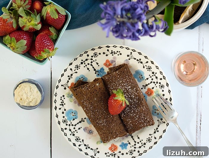 Vegan Chocolate Blintzes with Vanilla Nut Cream Filling 3 img 18315 4