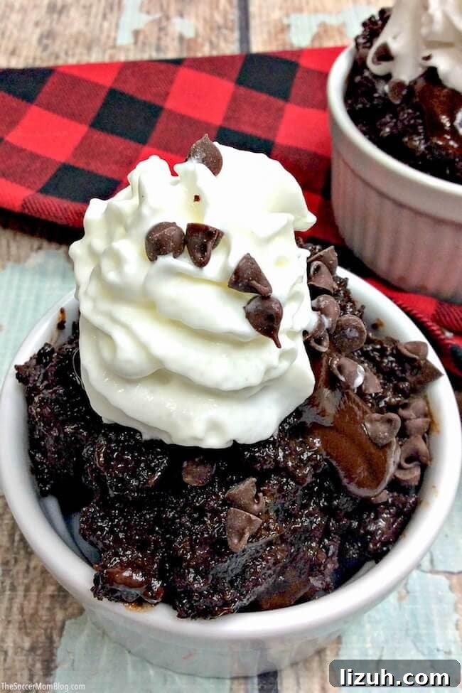 Texas Sheet Cake Cookies Recipe — Decadent Chocolate Cookie Bars 10 The ultimate decadent chocolate cake - and it's foolproof! Our slow cooker chocolate lava cake is rich, gooey, and literally overflowing with fudge-y goodness!