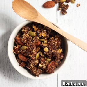 Chocolate Honey Nut Granola Clusters Recipe 2 img 185 6