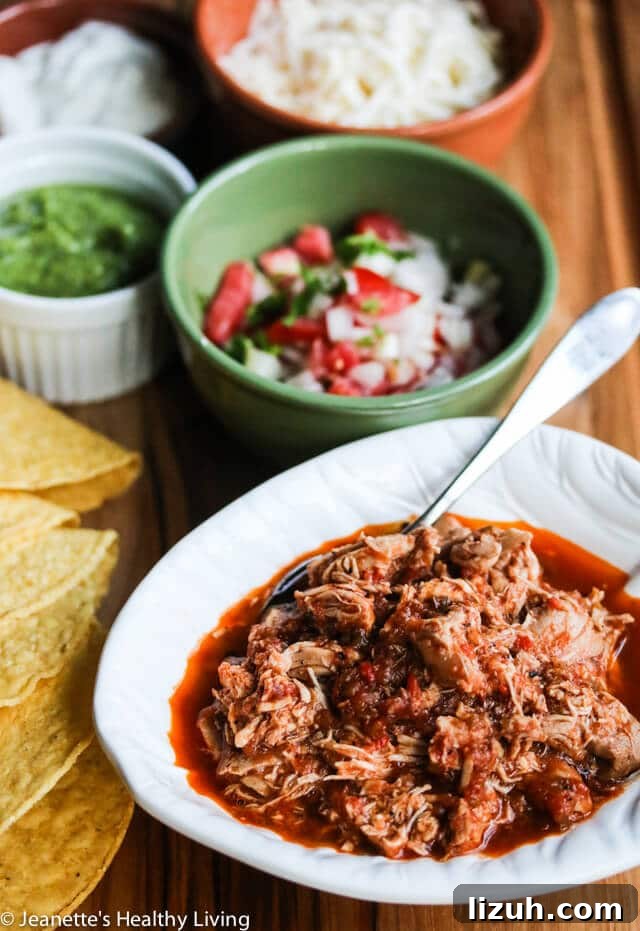 Slow Cooker Chicken Tinga Tacos: Savory Spicy Mexican Recipe 5 Slow Cooker Chicken Tinga Tacos - this chicken is so flavorful, juicy, tender and moist