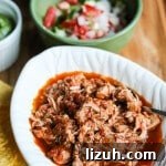 Slow Cooker Chicken Tinga Tacos: Savory Spicy Mexican Recipe 6 Slow Cooker Chicken Tinga Tacos - this chicken is so flavorful, juicy, tender and moist
