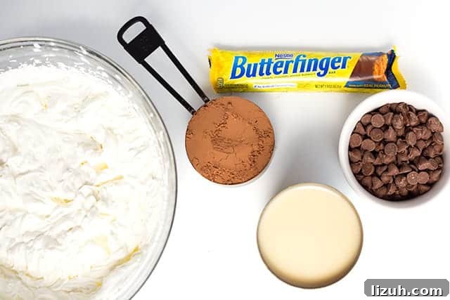 Folding chocolate into whipped cream for no-churn ice cream img 20485 4