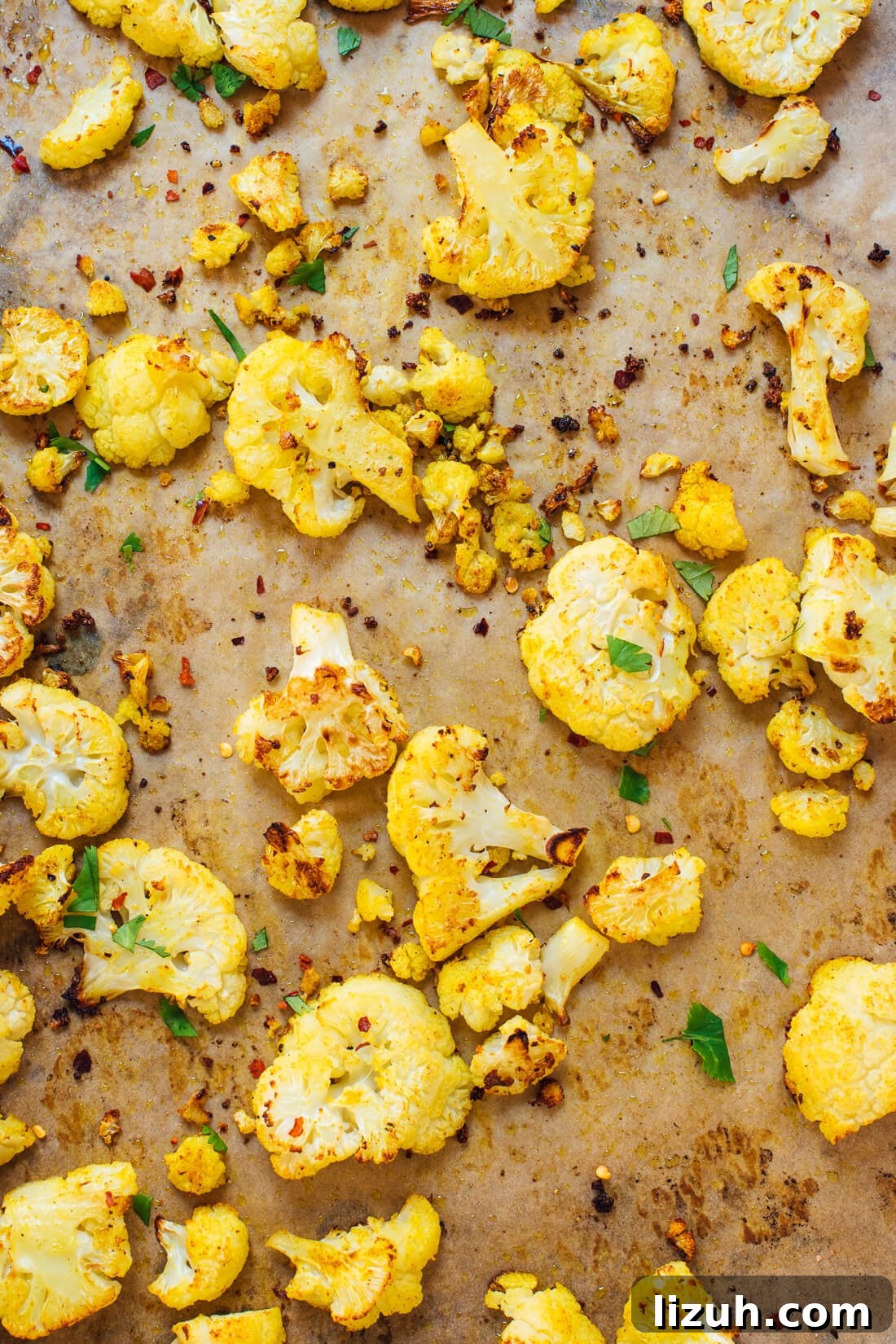 Indian roasted cauliflower recipe variation
